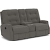 Flexsteel Devon Reclining Loveseat with Console