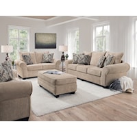 Artesia 4-Piece Living Room Set - Sand
