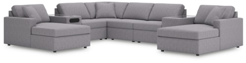 8-Piece Sectional With Chaise