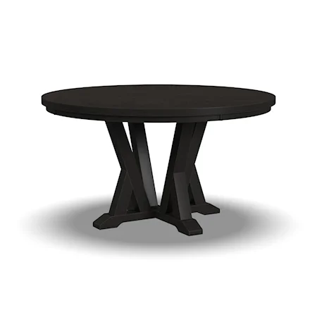 Transitional Round Dining Table