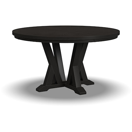 Transitional Round Dining Table