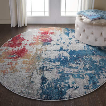 4&apos; Round  Rug