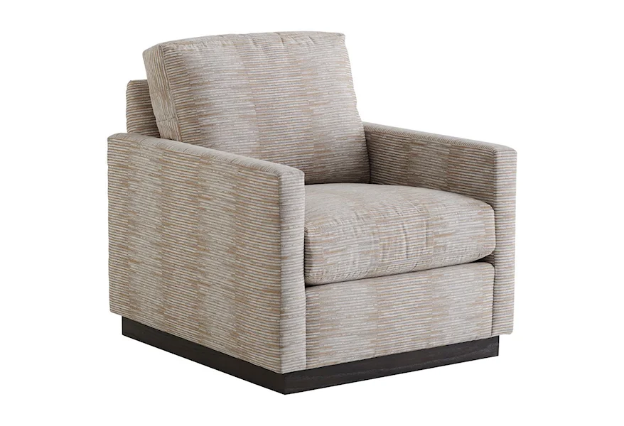 Barclay Butera Upholstery Meadow View Swivel Chair by Barclay Butera at Johnny Janosik