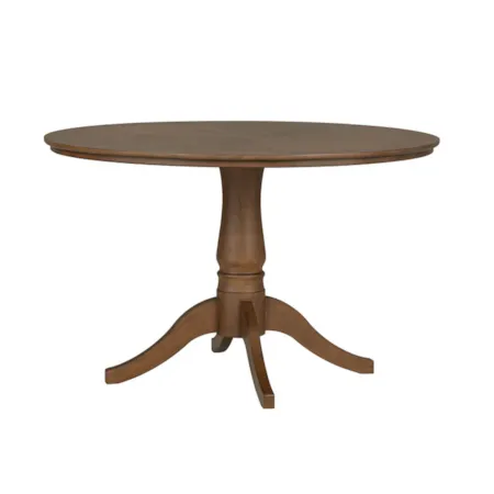 48" Round Pedestal Dining Table