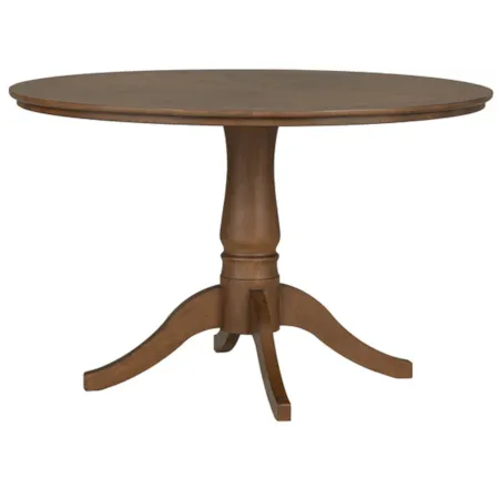 48" Round Pedestal Dining Table