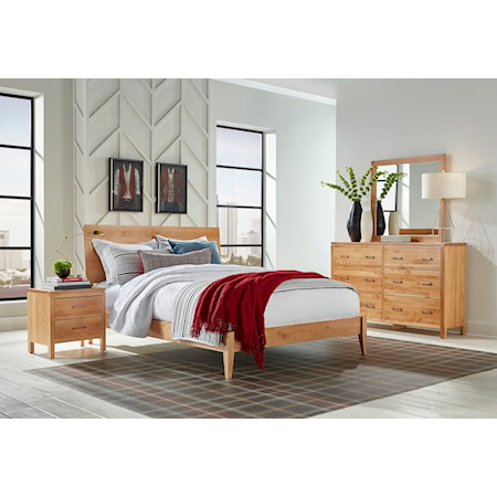 King Modern Platform Bed