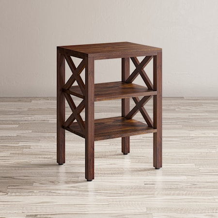 X Side Accent Table