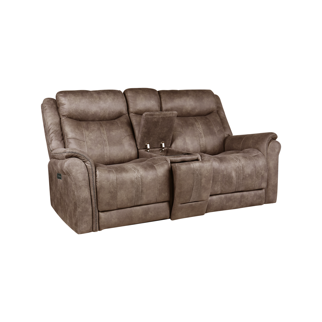 Steve Silver Morris Power Reclining Console Loveseat