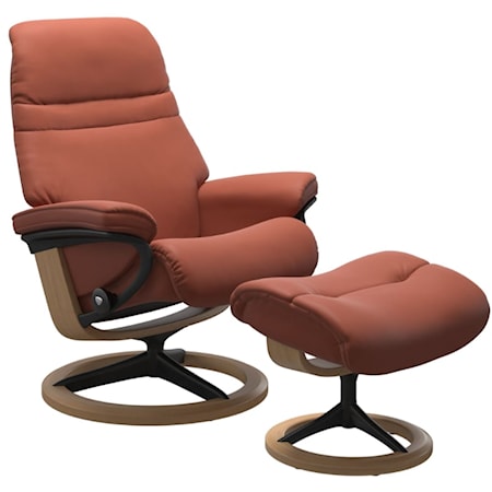 Medium Reclining Chair and Ottoman