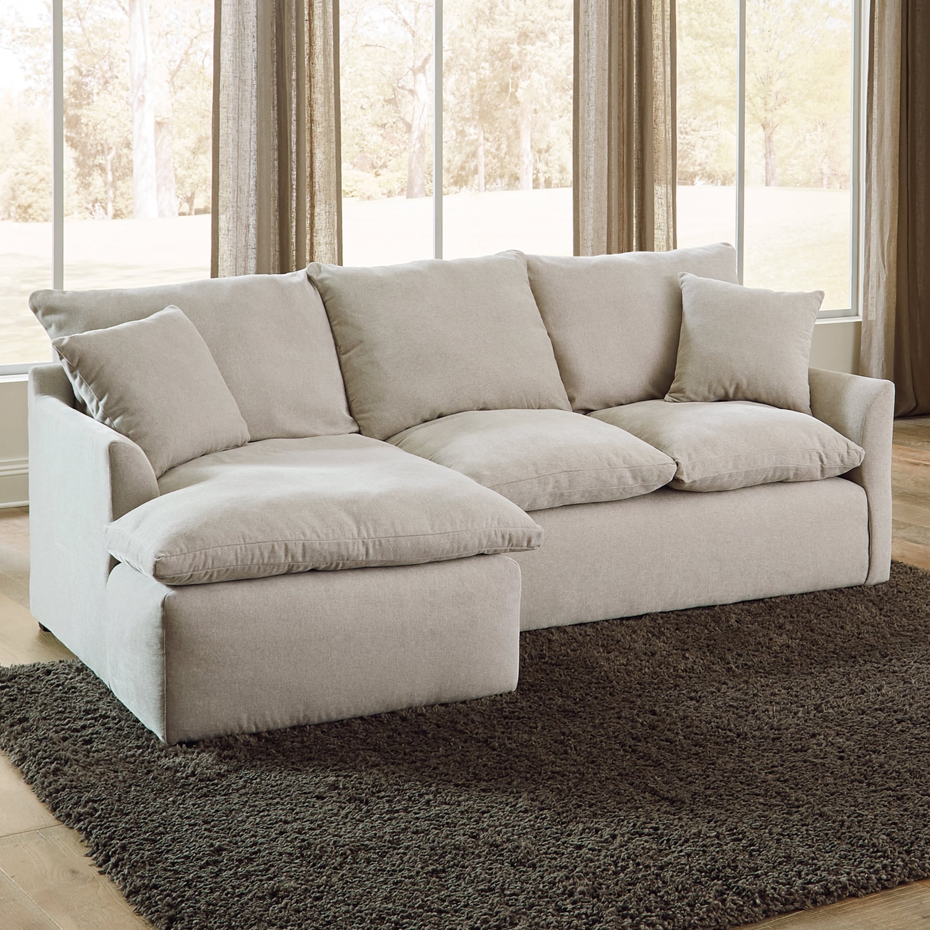 2-Piece Sectional Sofa with Chaise