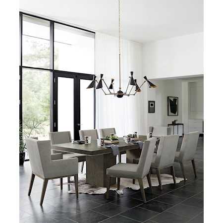 Contemporary 9-Piece Dining Set