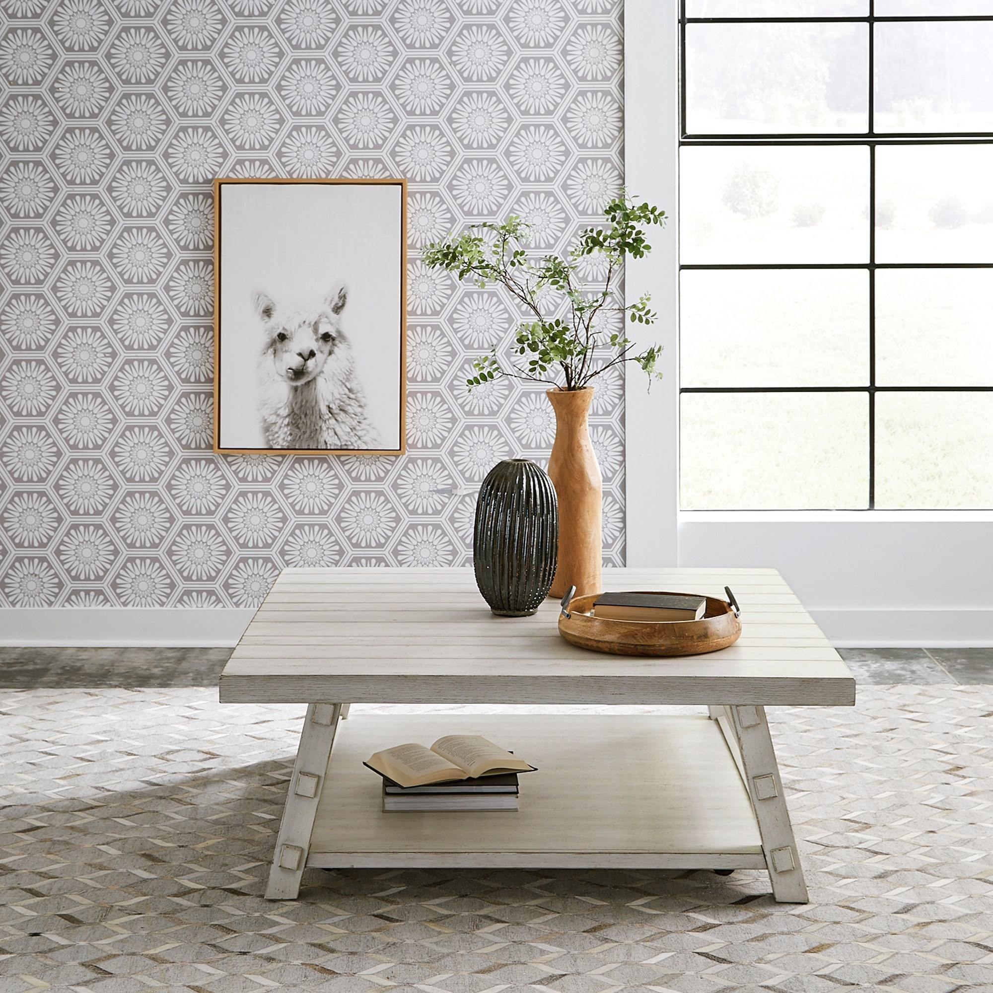 Liberty Furniture Modern Farmhouse Cocktail Table