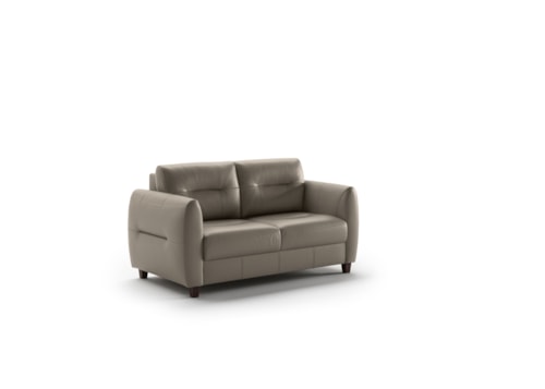 Contemporary Queen Size Loveseat Sleeper with Dual Motion Sleeper Mechanism
