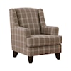 VFM Signature 4250 CROSSROADS MINK Accent Chair with Exposed Wooden Legs