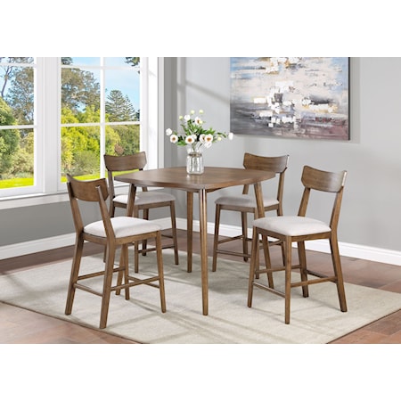 Counter-Height 5-Piece Dining Set