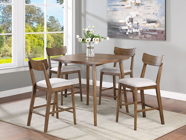 Counter-Height 5-Piece Dining Set