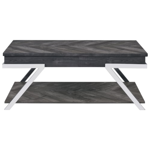 Contemporary Lift Top Cocktail Table