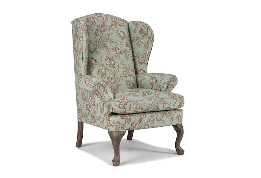 Wing Chairs Sylvia Wing Chair by Best Home Furnishings at Best Home Furnishings