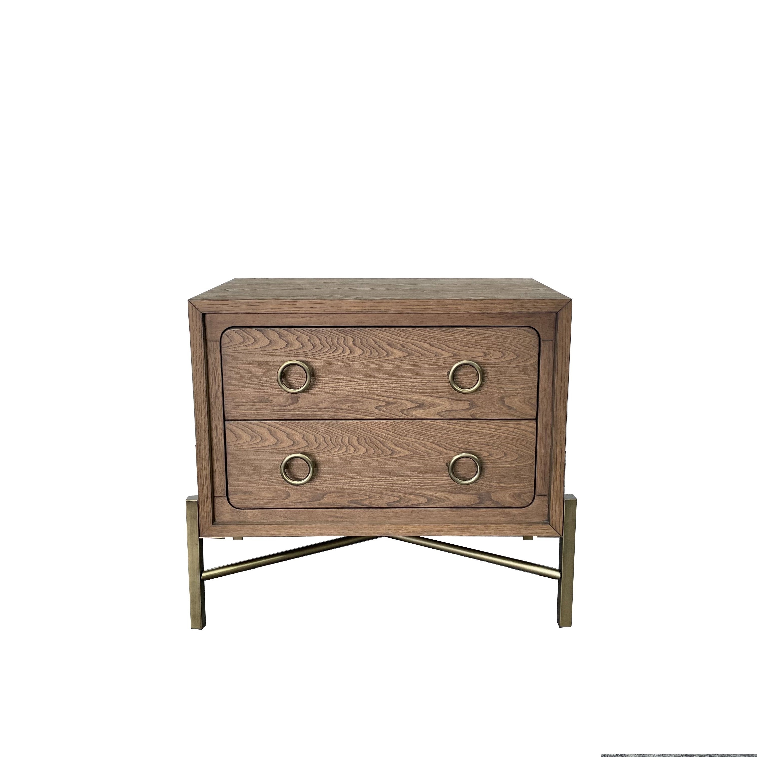 2-Drawer Nightstand w/USB Port