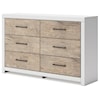 Signature Design by Ashley Furniture Charbitt 6-Drawer Dresser