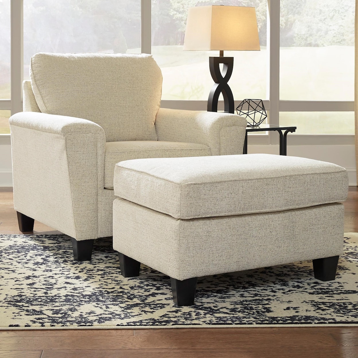 Signature Design by Ashley Furniture Abinger Chair & Ottoman