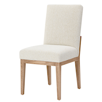 Casual Upholstered Side Dining Chair