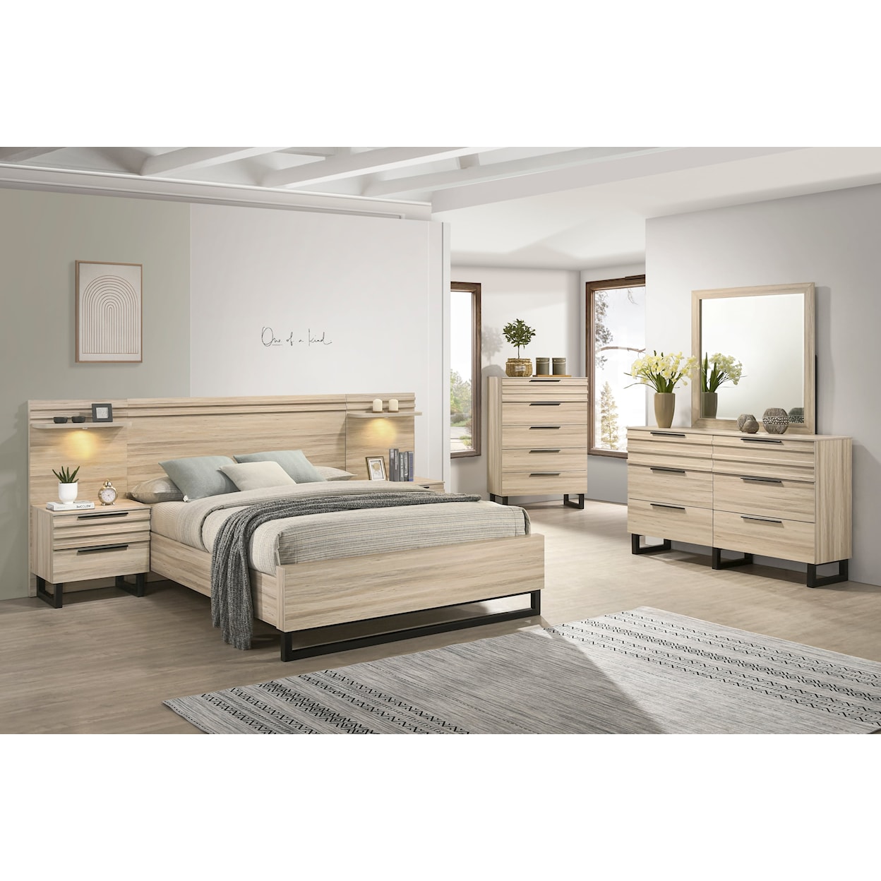New Classic Furniture Novak 6-Piece Queen Bedroom Set