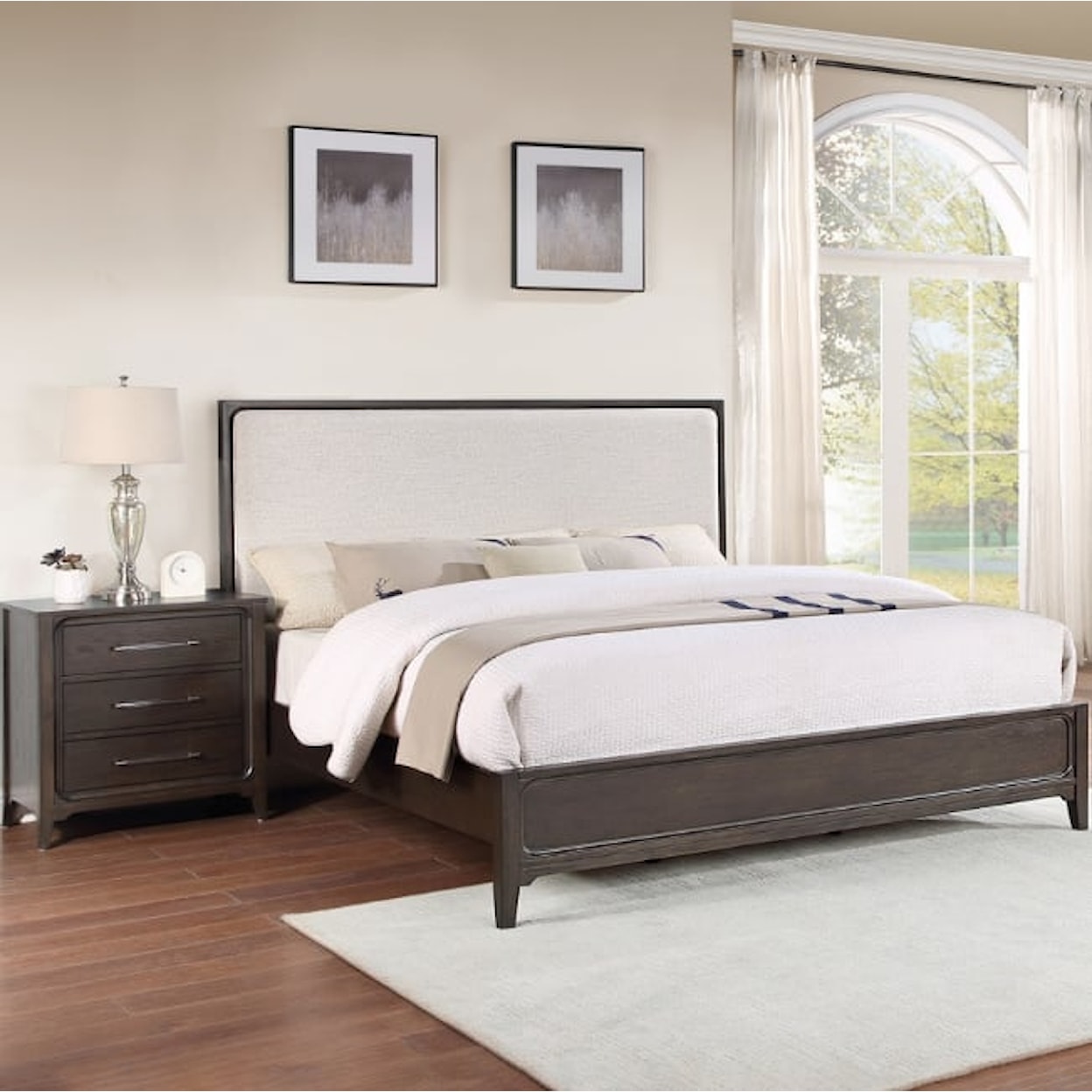 Winners Only Westfield Upholstered Panel King Bed