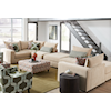Fusion Furniture 7000 GLAM SQUAD SAND Sectional Sofa 