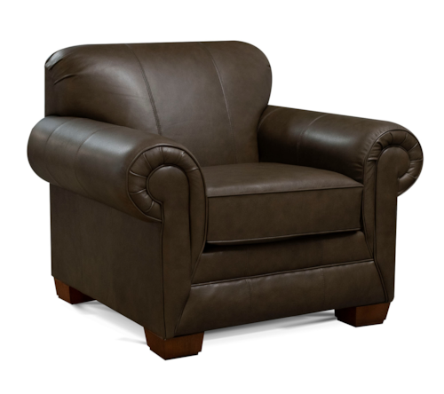 Casual Chair with Rolled Arms