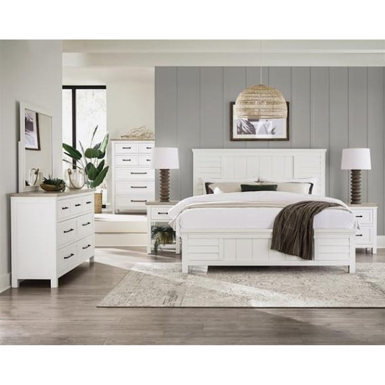 Riverside Furniture Cora King Panel Bed