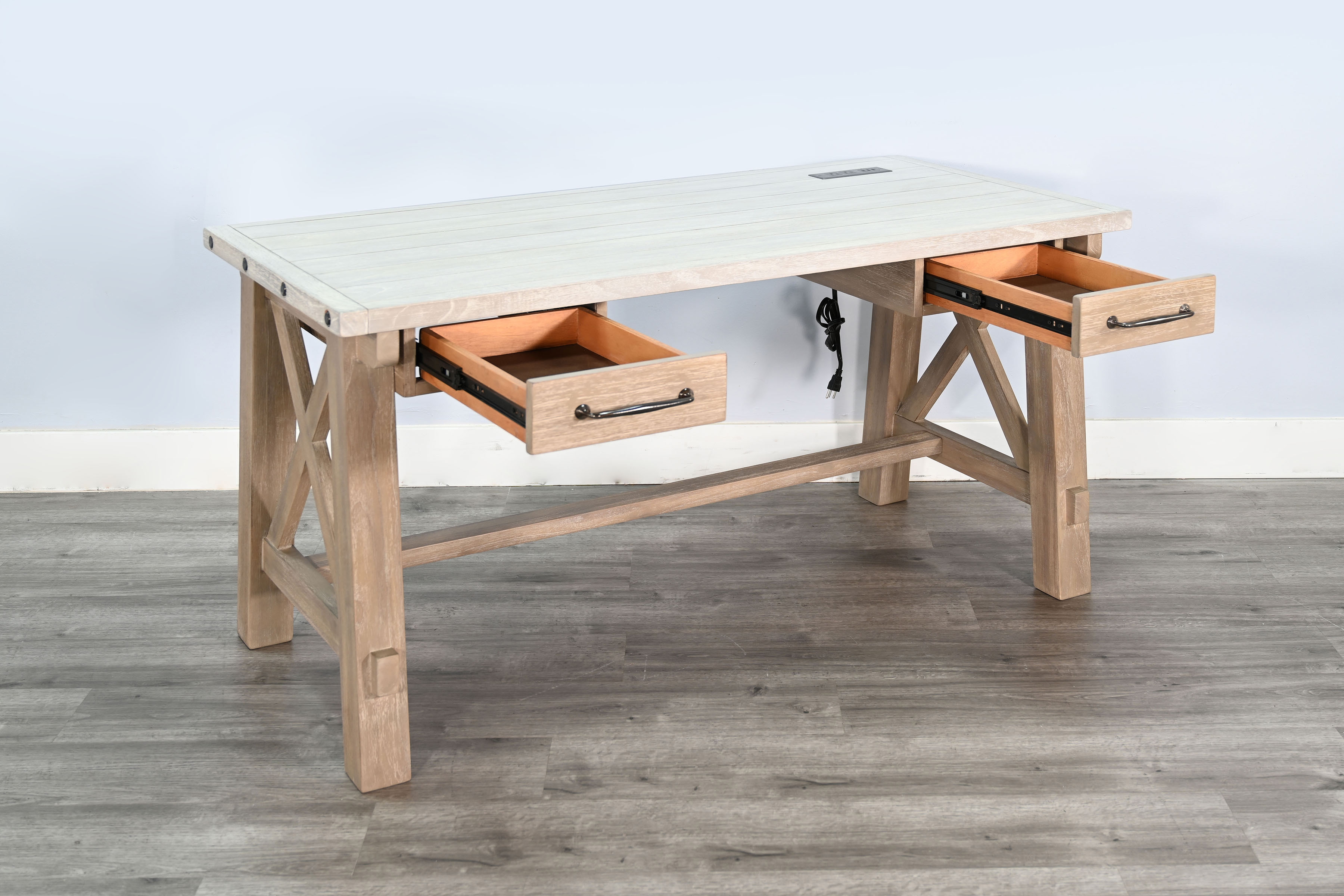 Vivian Writing Desk W/ Power Plug