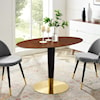 Modway Zinque 48" Oval Dining Table