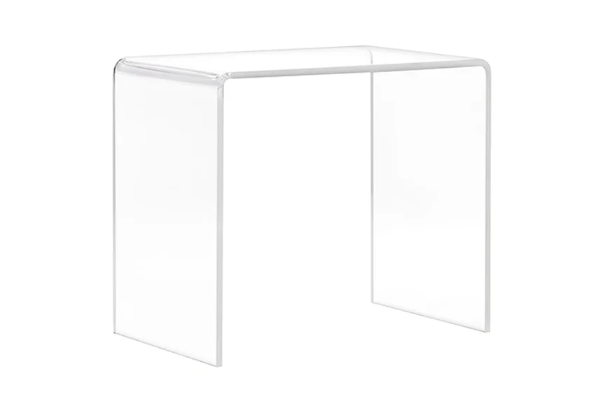 A La Carte Acrylic Desk by Progressive Furniture at Furniture and More