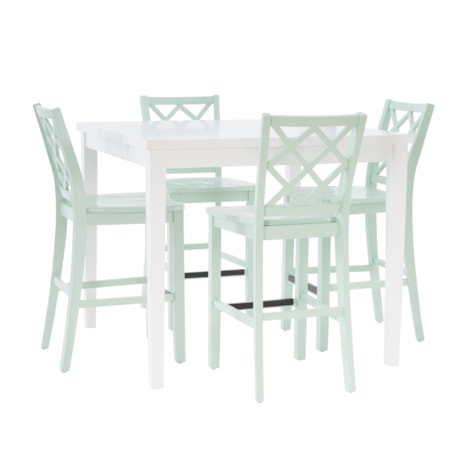 5-Piece Counter-Height Dining Set