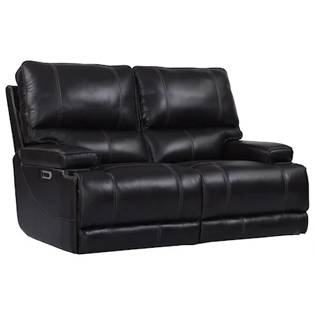 Power Reclining Cordless Loveseat with Power Headrests and Built-In USB Ports