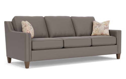 Transitional Sofa with Tapered Legs