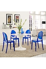 Modway Casper Dining Chairs Set of 4