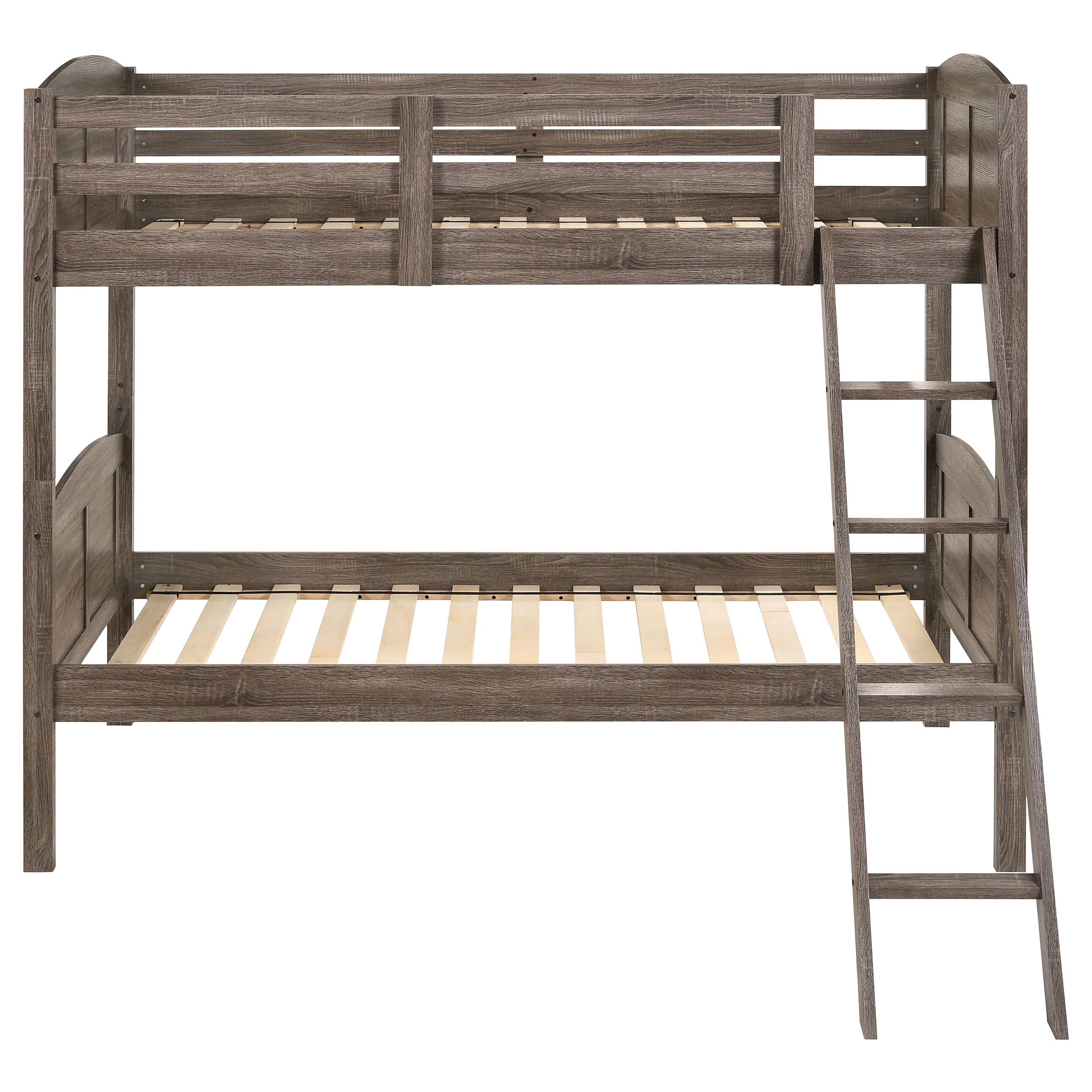 Flynn Wood Twin Over Twin Bunk Bed