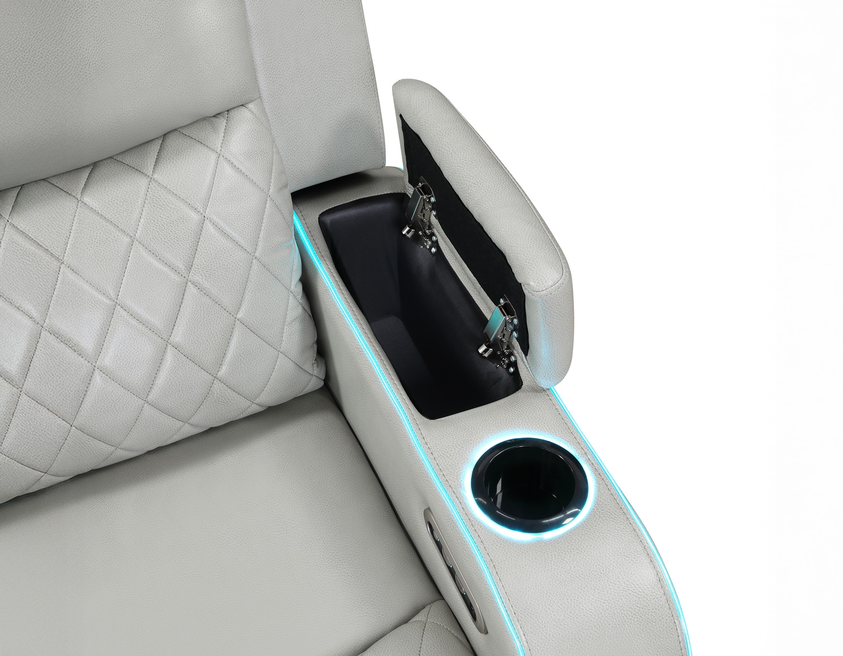 Steve Silver Luna Power Recliner w/Ambient Lighting & Charging