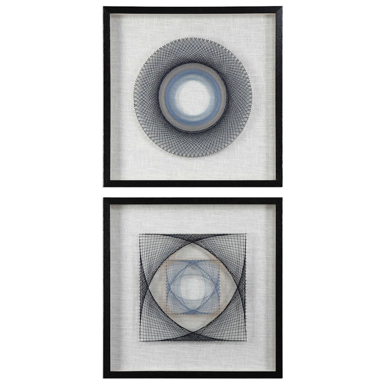 Uttermost Framed Prints String Duet Geometric Art Set of 2