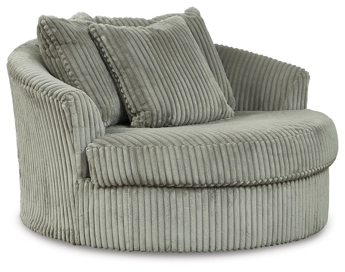 Super Chaise With Oversized Swivel Chair