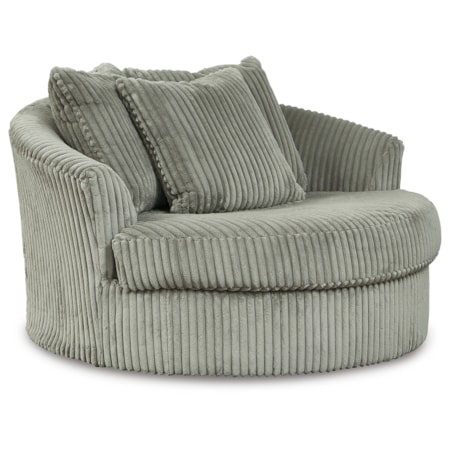 Oversized Swivel Accent Chair