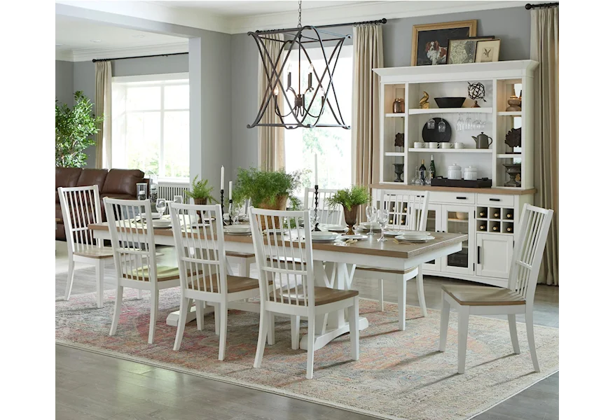 Americana Modern 9-Piece Dining Set by Parker House at Coconis Furniture & Mattress 1st