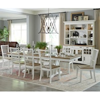 9-Piece Two Tone Dining Set