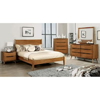 Queen Bed + 2NS + Dresser + Mirror