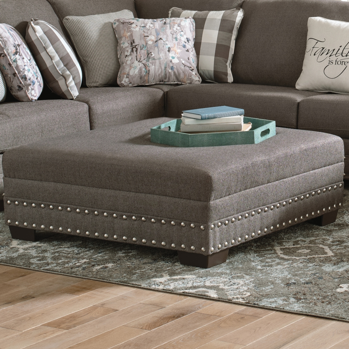 Square Cocktail Ottoman