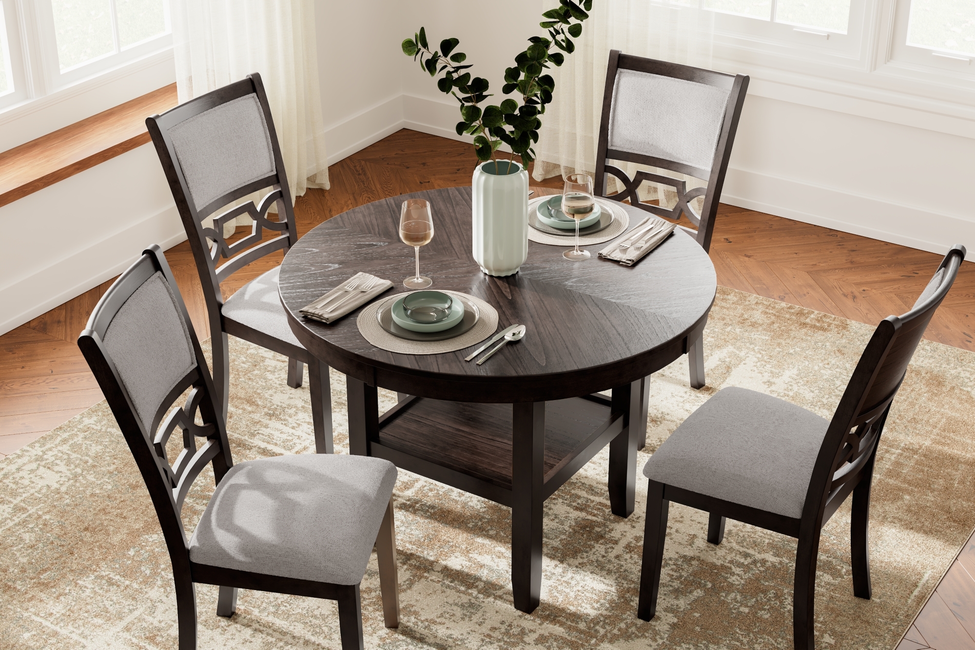 Dining Room Table Set (Set Of 5)