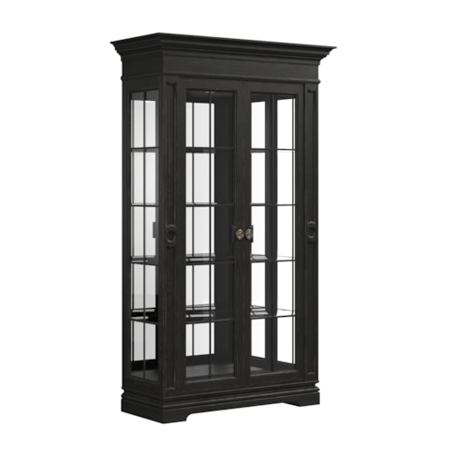Traditional 2-Door Glass Cabinet
