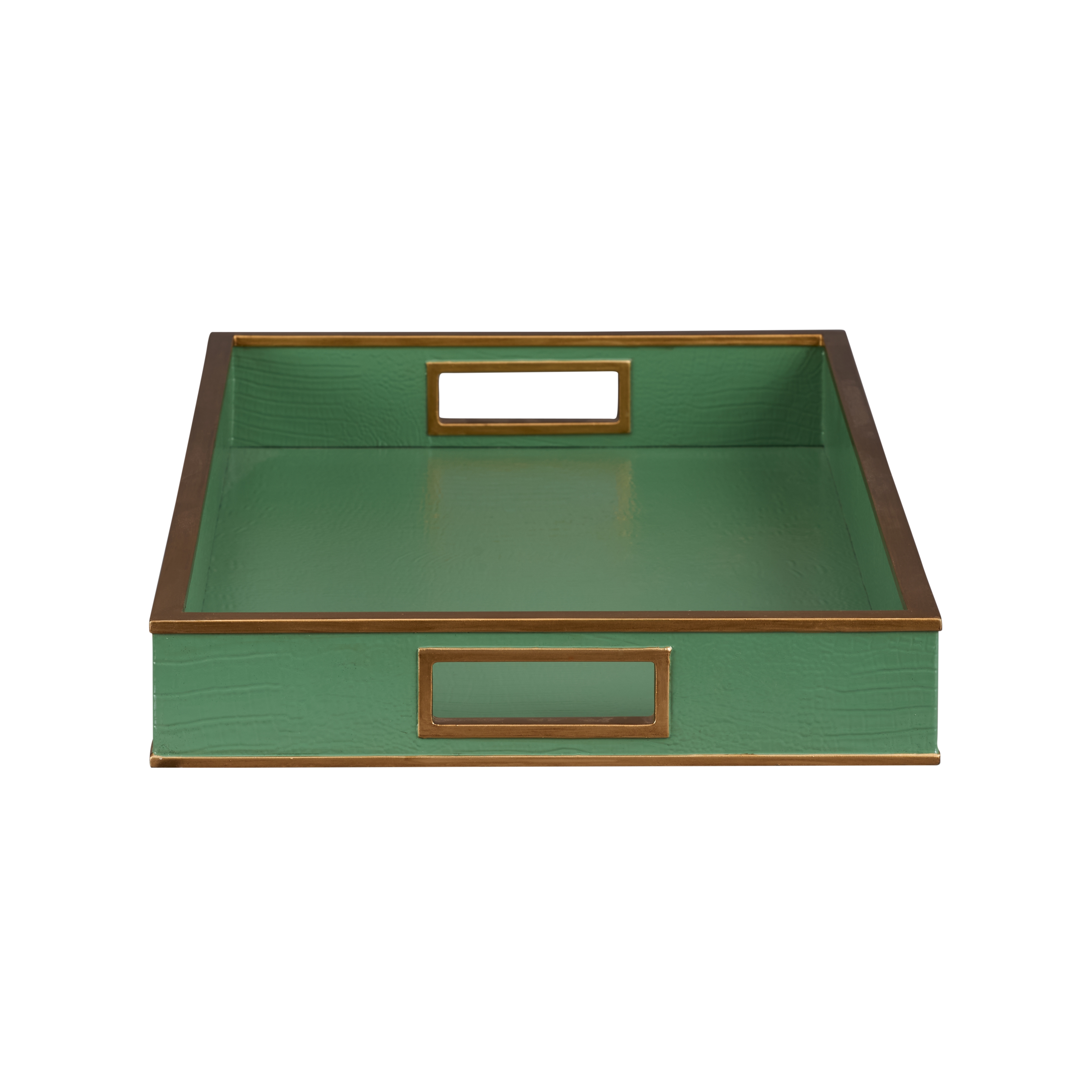 Chelsea House Shayla Copas Reddington Tray - Green Croco